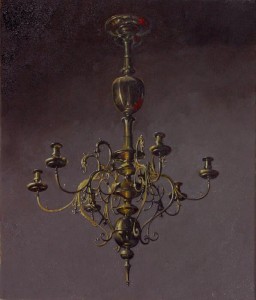 "Chandelier II was painted entirely 'by eye'. Our analyses show that it has better perspective accuracy throughout than the Arnolfini chandelier." Dr David G Stork. 